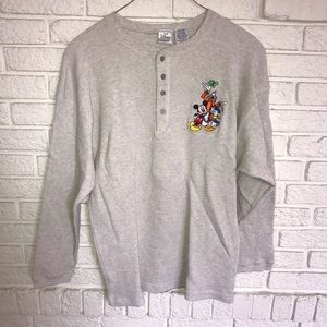 Vintage Disney Long Sleeve Waffle Thermal